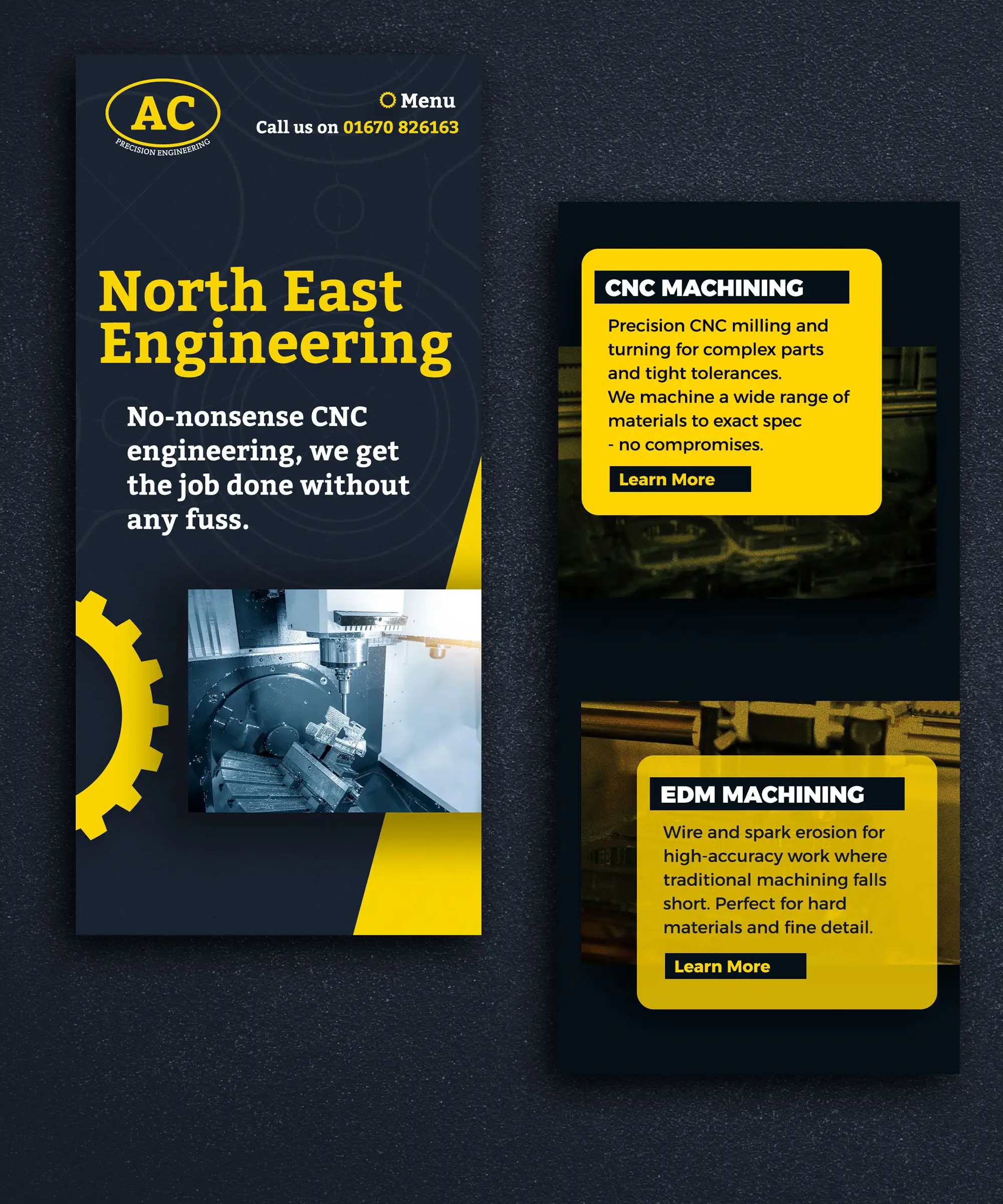 AC Engineering website design