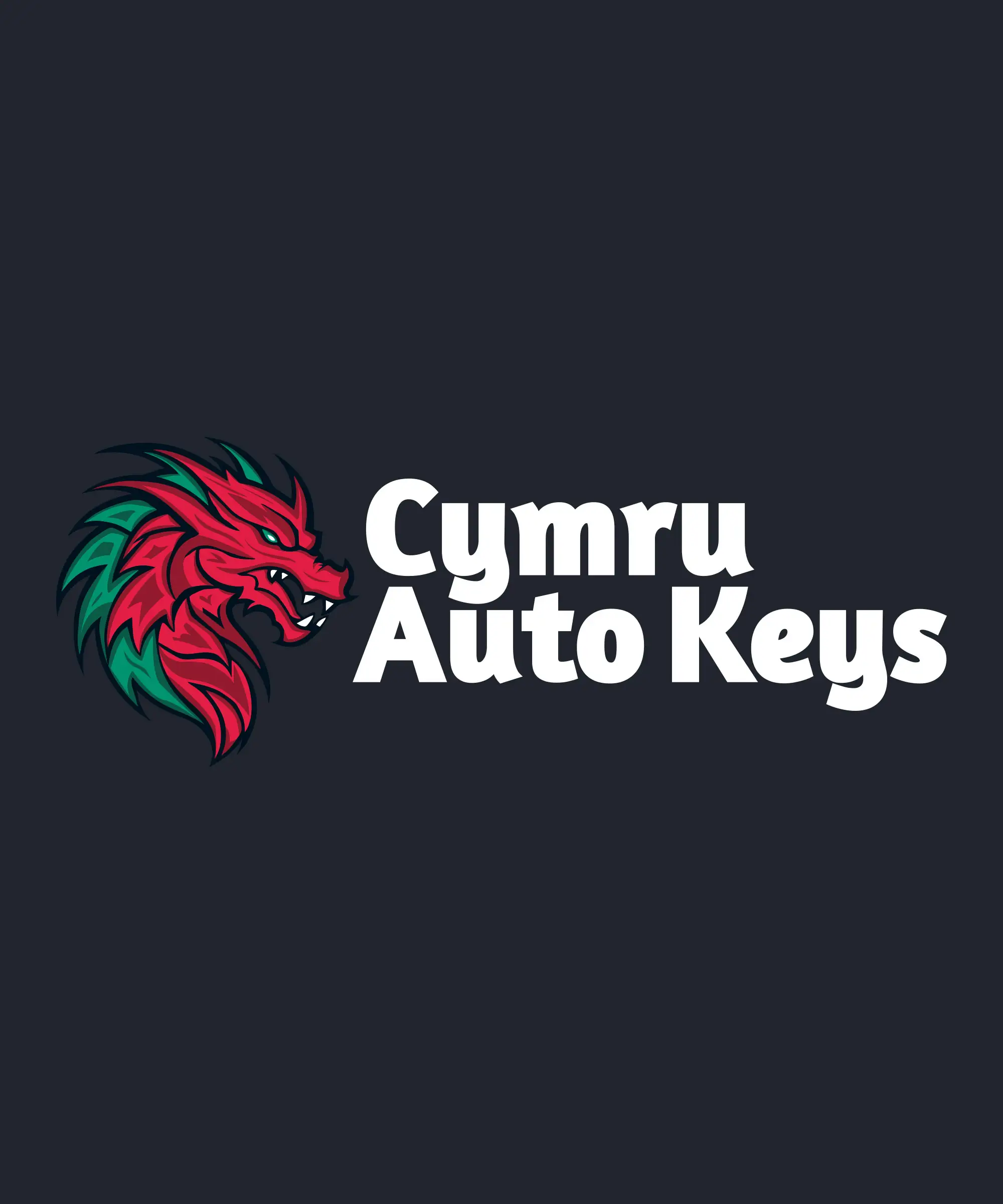 Cymru Auto Keys logo design Wales