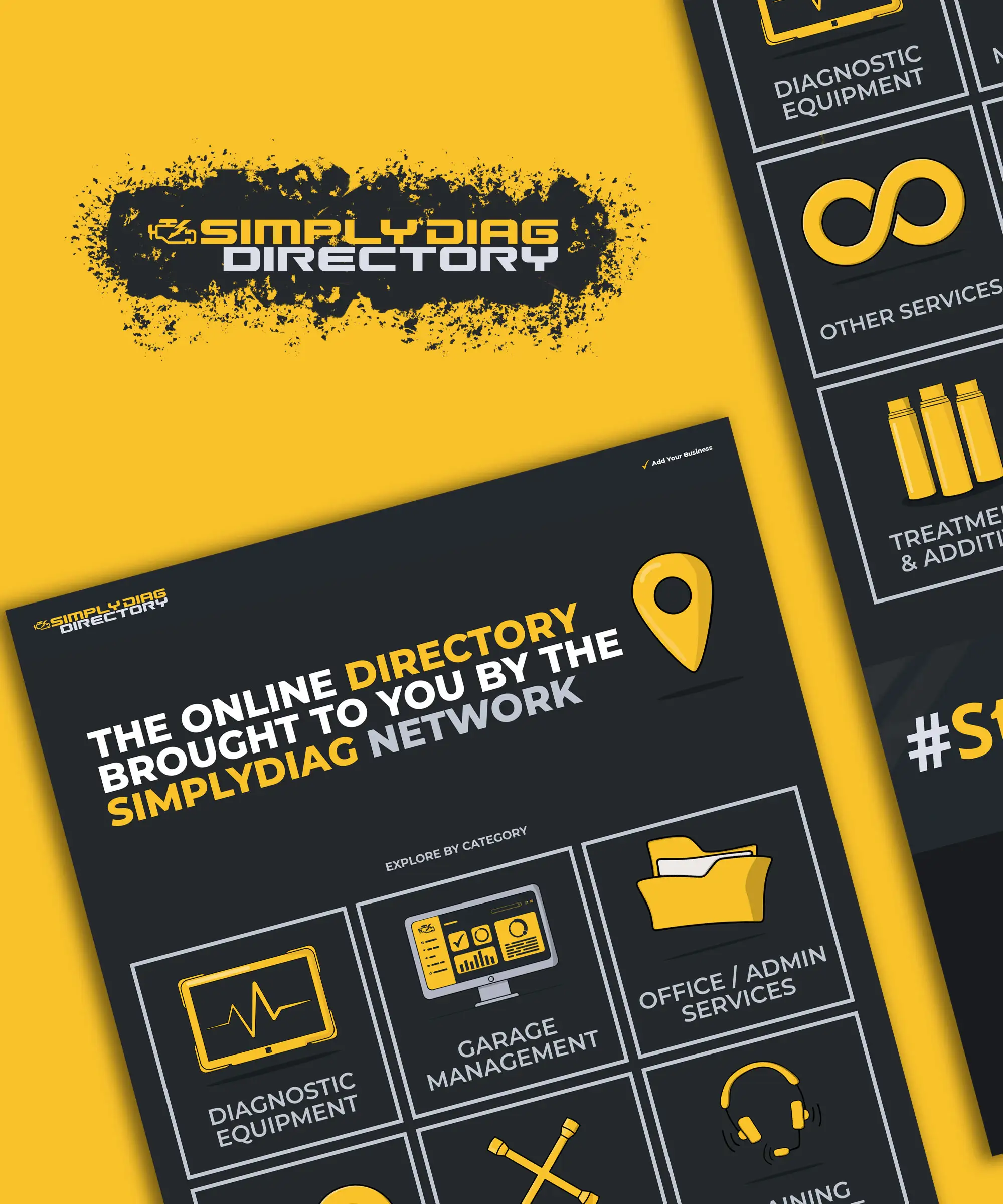 Simply Diag Network web design