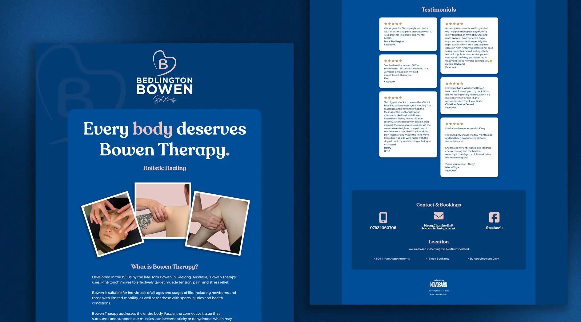 Web Design & Development for Bedlington Bowen