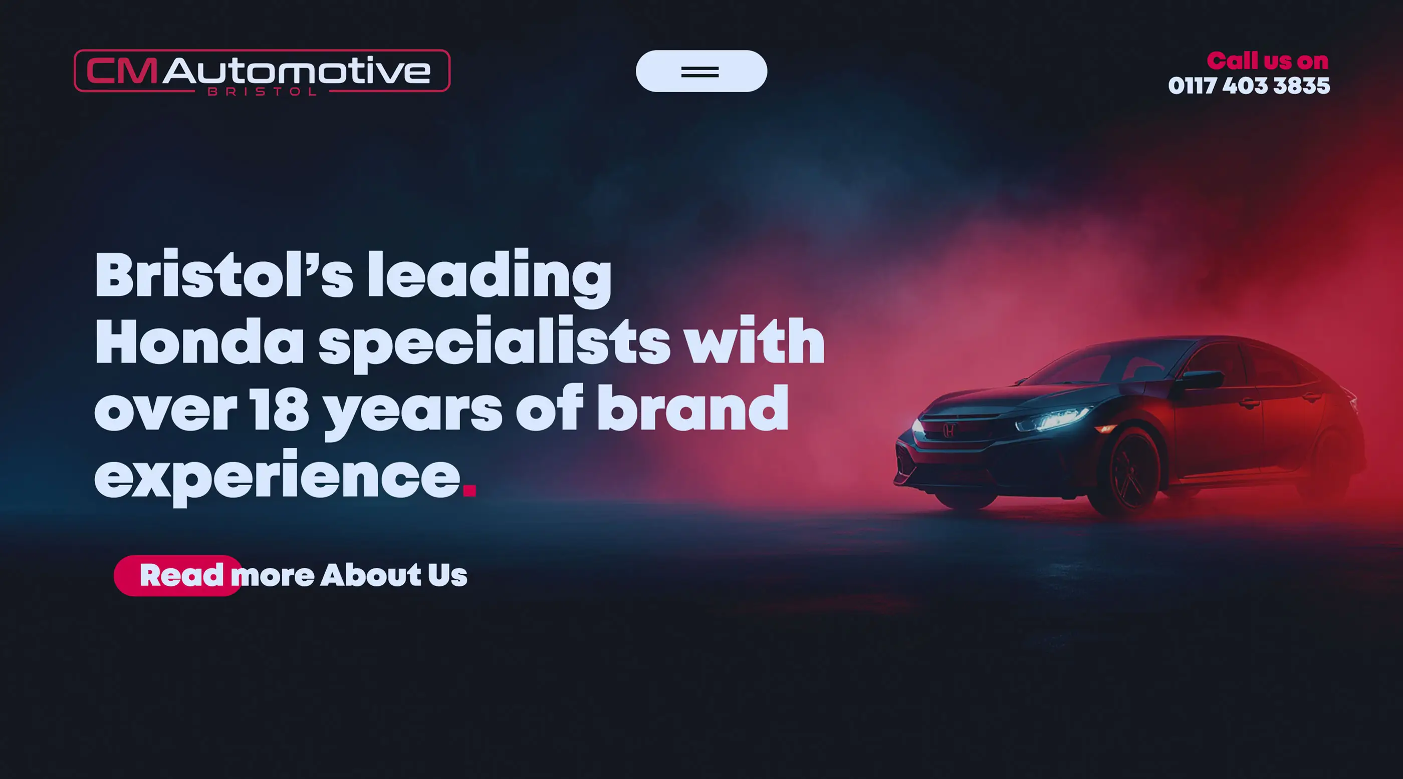 Web Design for CM Automotive Bristol