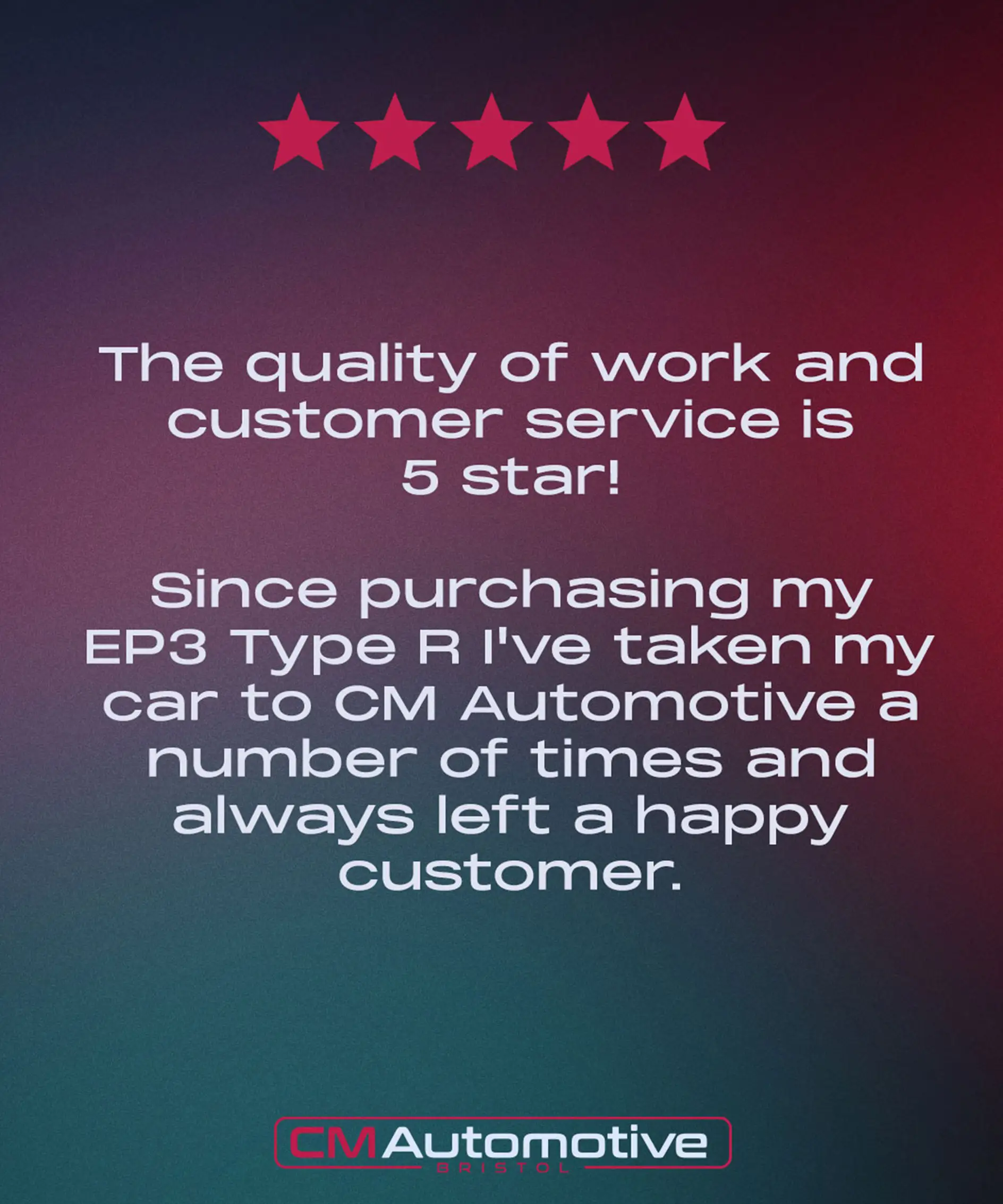Web Design for CM Automotive Bristol