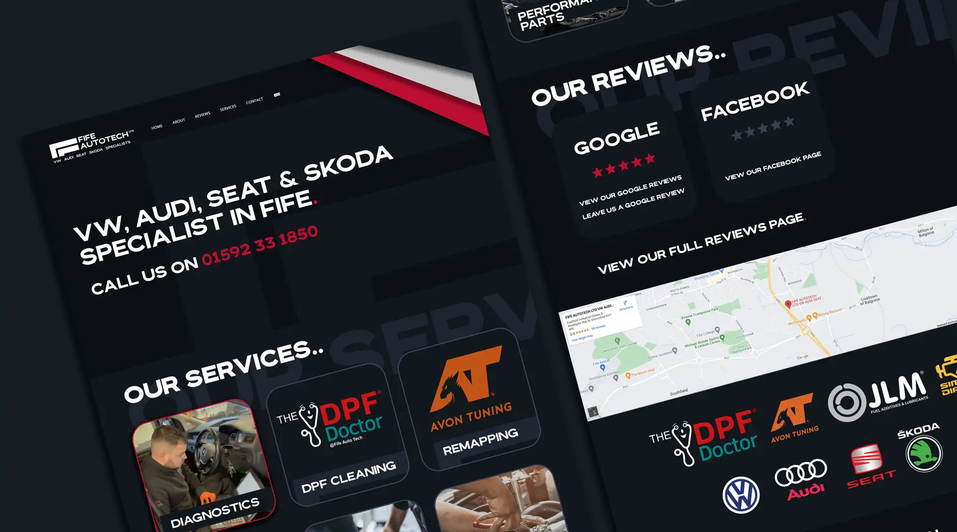 Website Design for Fife AutoTech in Scotland