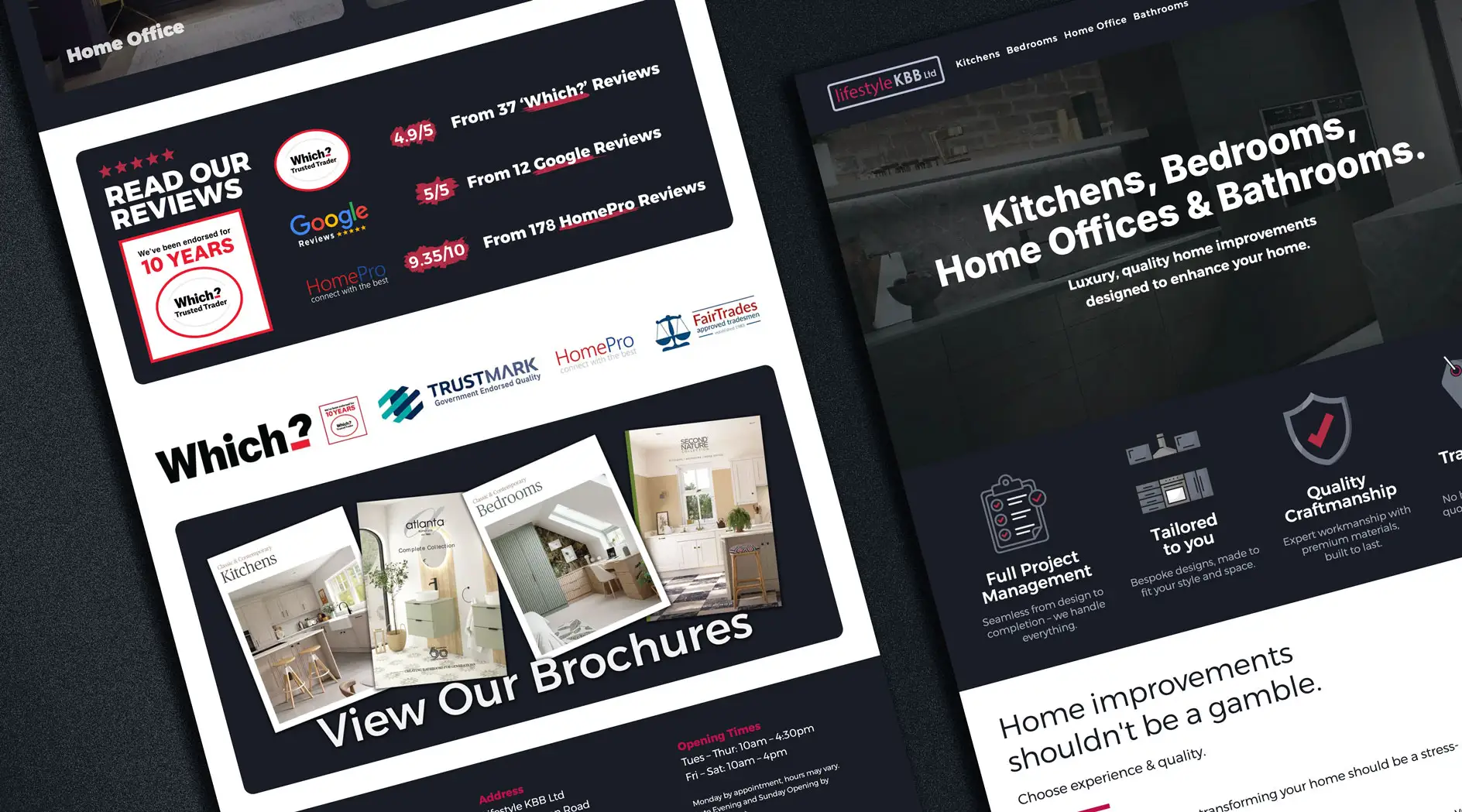 Kitchen Website Design & Development Newcastle