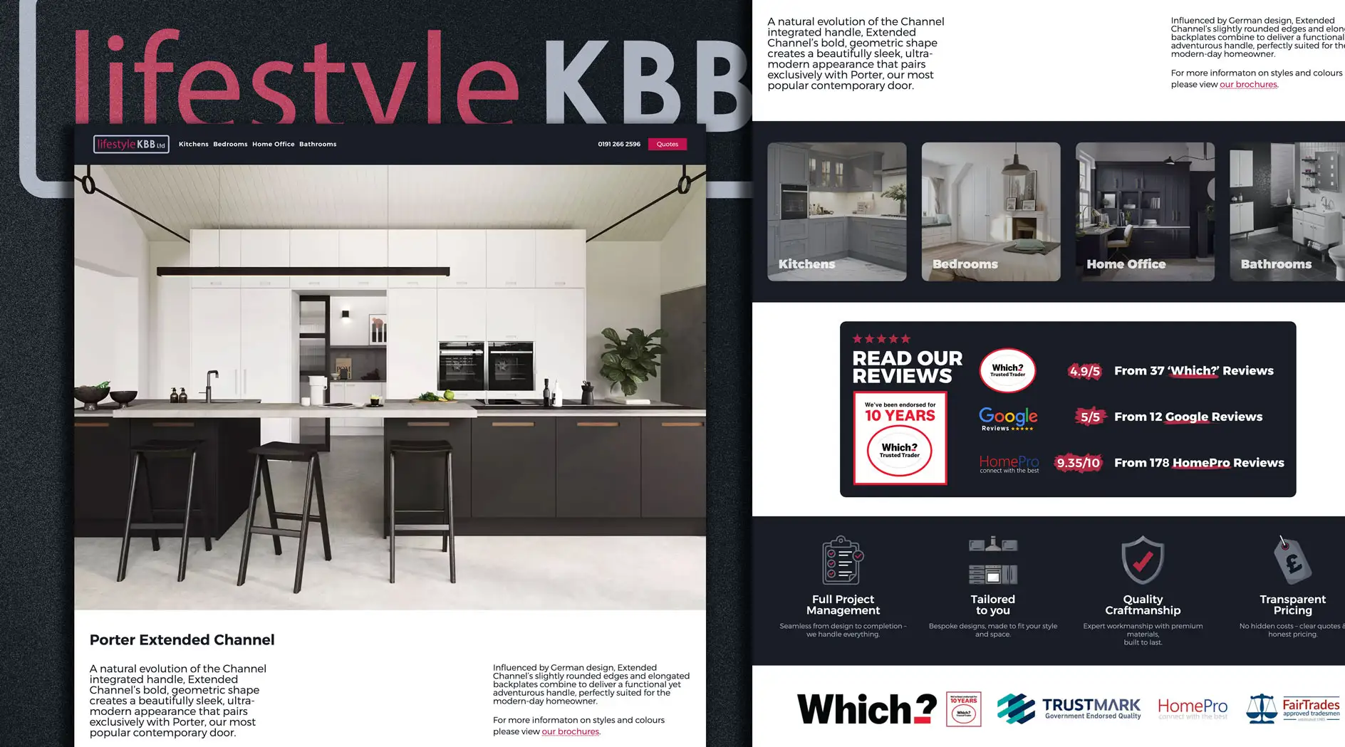 Kitchen Website Design & Development Newcastle