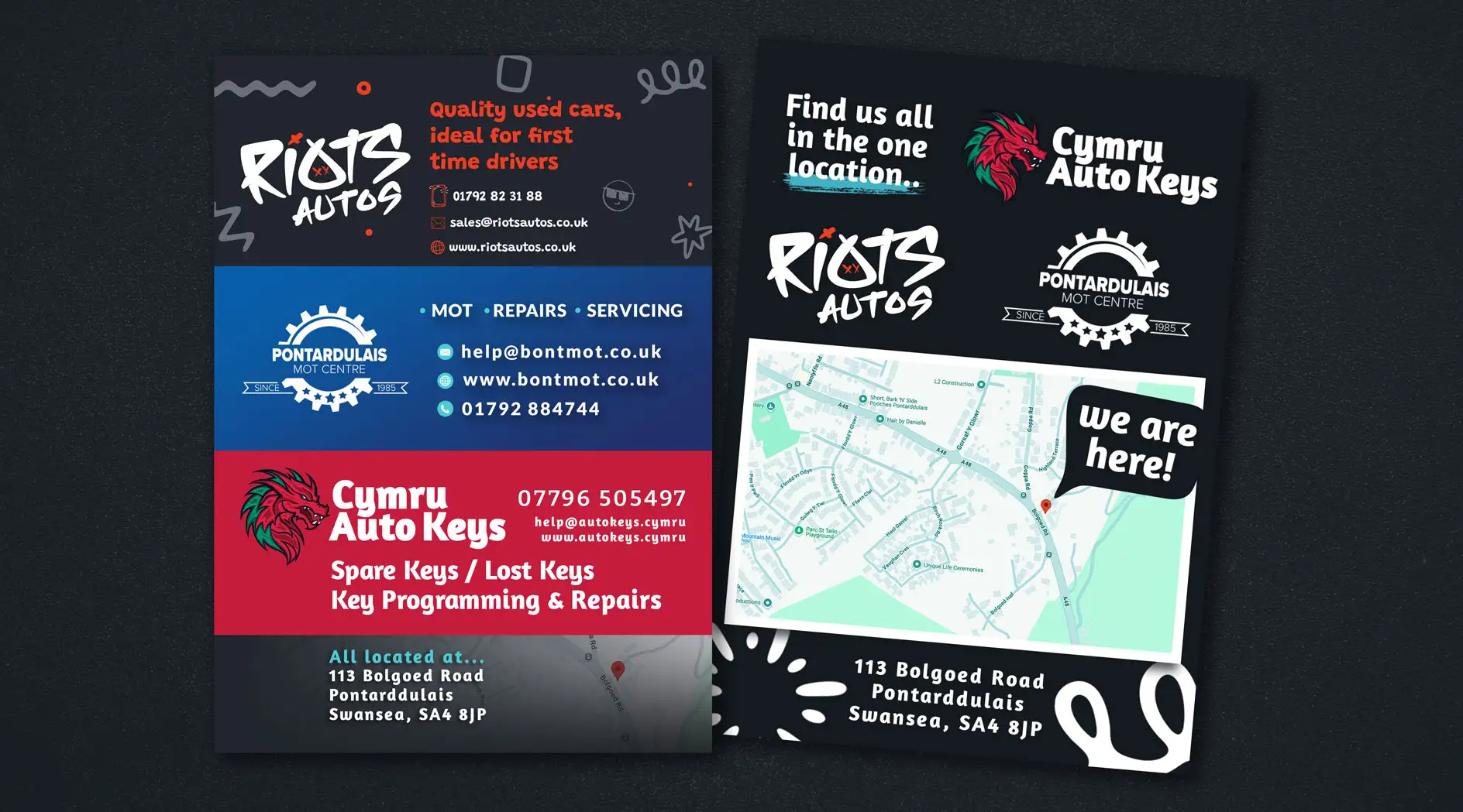 Flyer Design Swansea, Wales